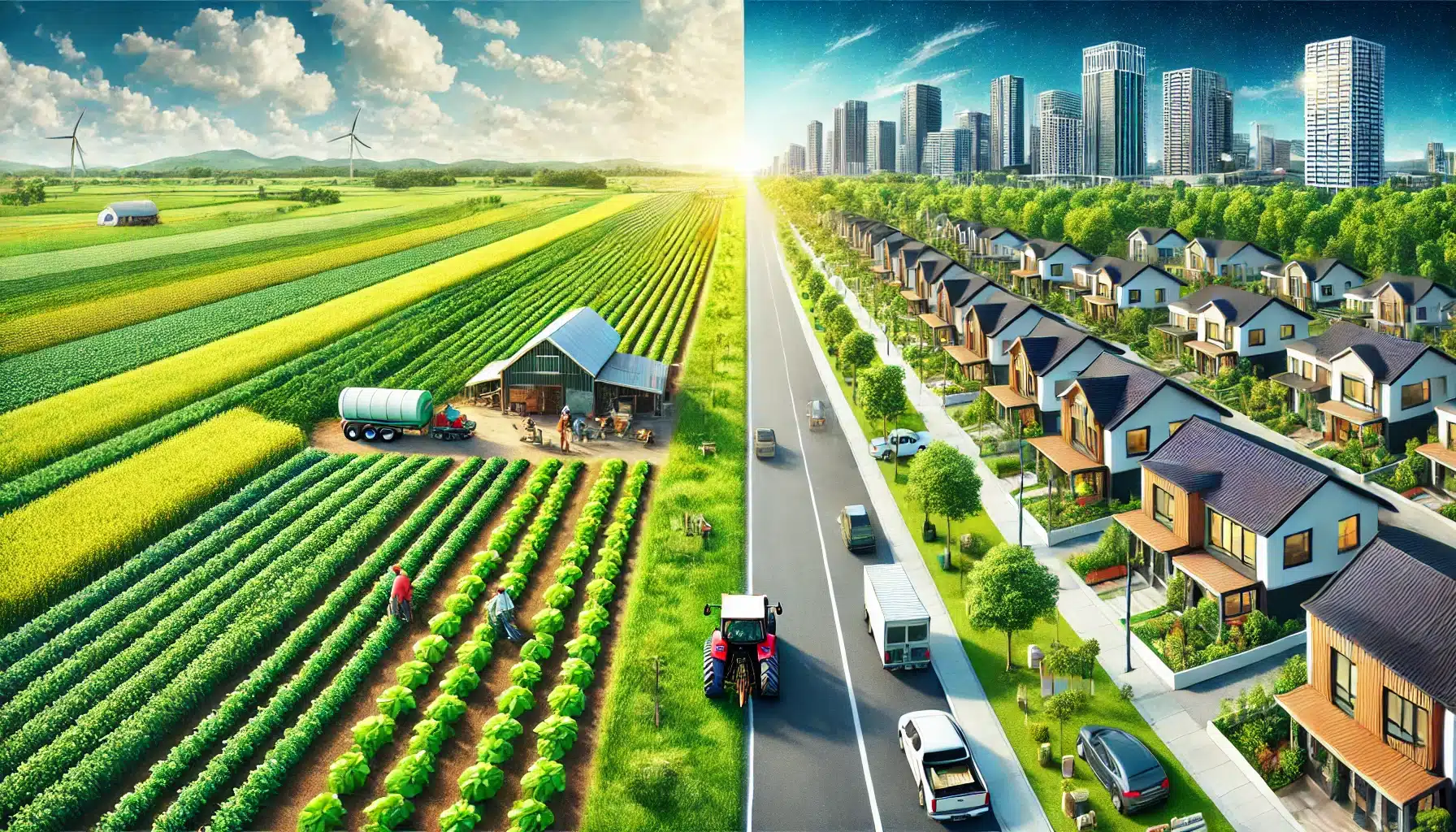 تغییر کاربری زمین کشاورزی